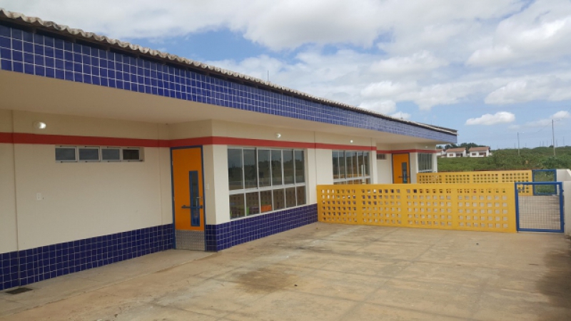 Construção do Centro Municipal de Educação Infantil Terra da Santa